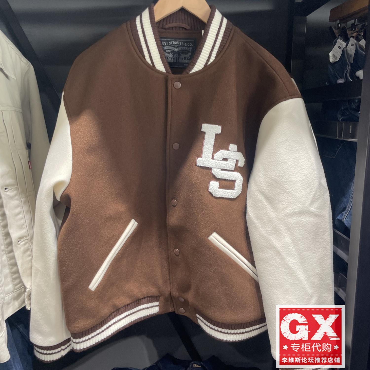 秋季新款男士翻领黑色宽松夹棉