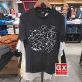 正品 0014 T恤16211 Levis李维斯2022宽松纯棉黑色圆领印花男士 短袖