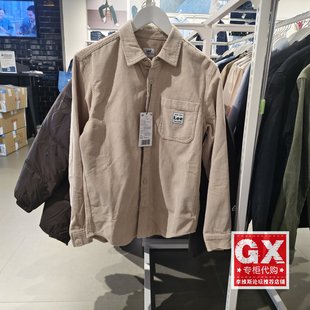 LMT008846200061 Lee正品 衬衫 卡其灯芯绒厚款 97W000 2024秋冬男款