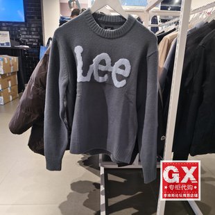 logo圆领套头毛衣LMT0095454UX00F 秋冬男士 A05986 2024款 Lee正品