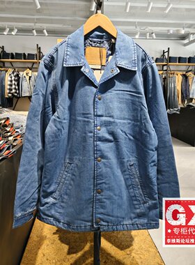 Levis李维斯正品2023新款男士宽松水洗牛仔夹棉服外套 A4880-0000