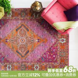 楼兰美惠 美式复古欧式茶几客厅地毯波斯地毯轻奢宫廷卧室床边毯