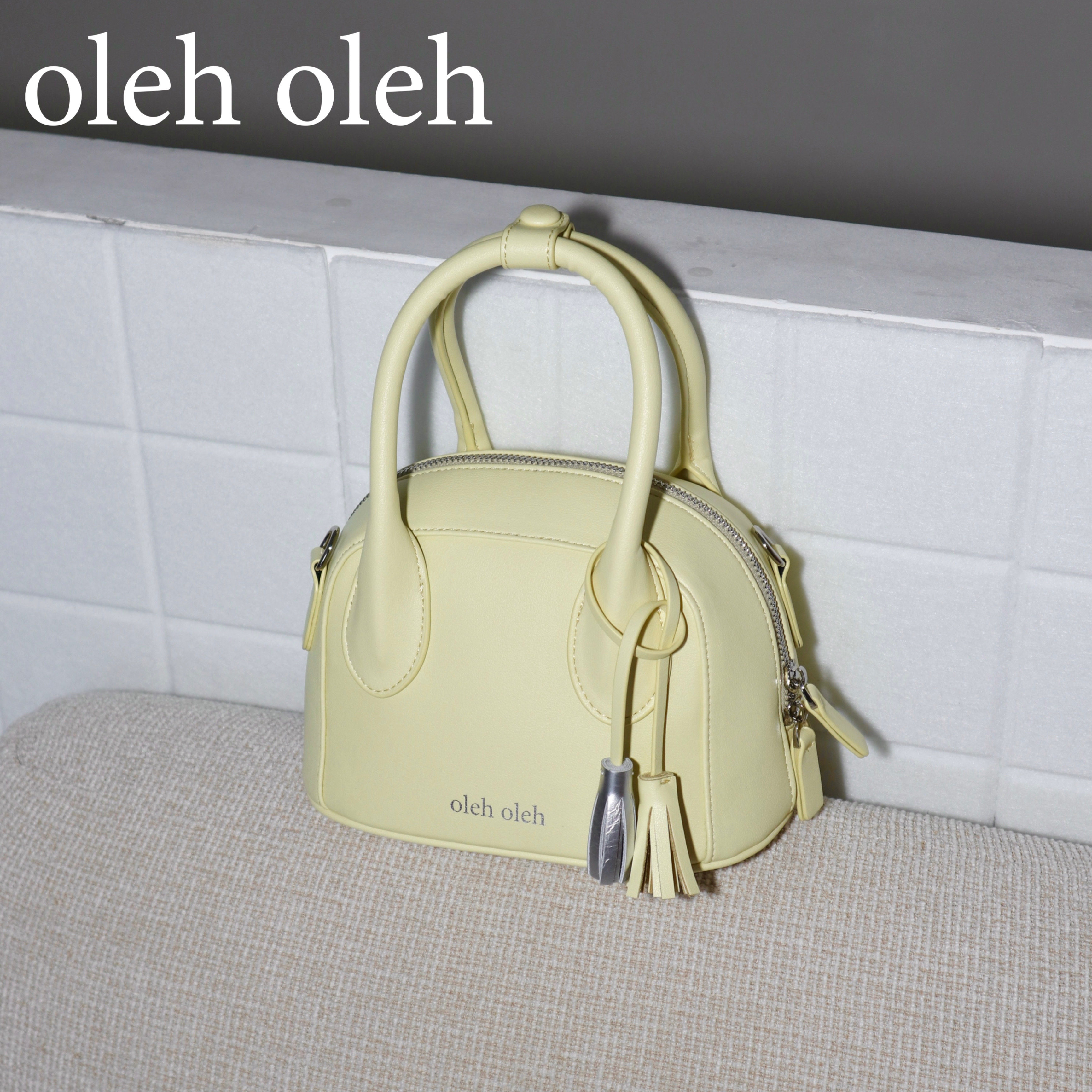 oleholeh新款小众波士顿手提斜挎包高级感保龄球真皮手拎包包女,箱包皮具/热销女包/男包,波士顿包,淘宝优惠券,粉丝福利购,淘宝优惠卷