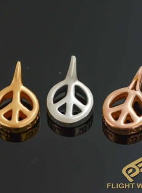 mini银饰反战风项链吊坠官方代理