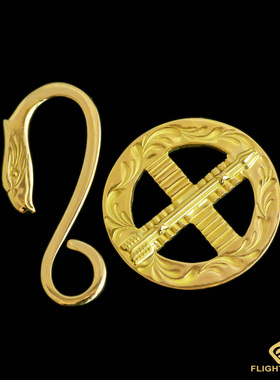 日本正品LaKey全金弓箭唐草轮金钩项链银链配件男女日本手工银饰