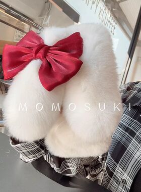 秋冬款毛绒兔子Findx8s+/7ultra/6pro毛茸茸OPPOA5PRO/a3/a2m女A1i套k11x/k12x/OPPO Reno14pro/13/12/11/10