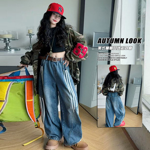 2025秋款韩国精品童装男女儿童休闲拉链卫衣中性风迷彩外套连帽衫