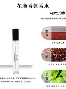 乌木沉香10ml香水留香持久香水高档香水经典气质香木质香便携清新