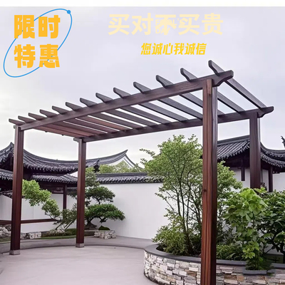 进口直销防腐木葡萄架年限更长久