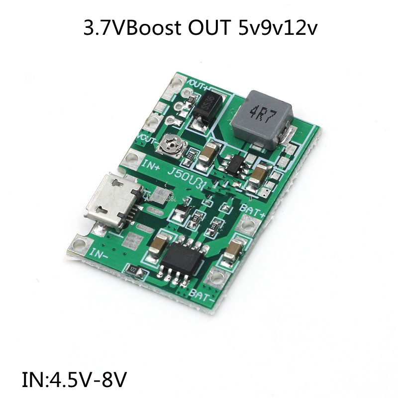3.7锂电池升压太阳能模块控制板