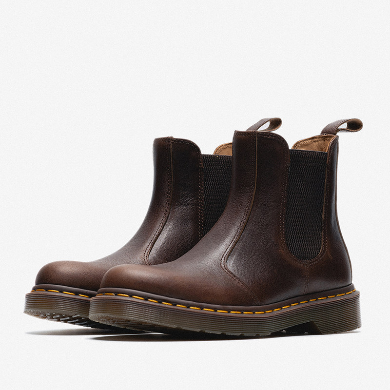 固特异秋冬新品复古咖色经典马丁切尔西靴女英伦风短筒套筒皮鞋女,女鞋,切尔西靴,淘宝优惠券,粉丝福利购,淘宝优惠卷