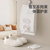 壁挂式 套SMS三层透气防滑家用待客抽取好拿不闷脚 一次性无纺布鞋