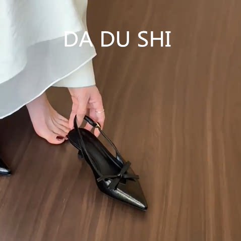 羊皮版!法式镂空蝴蝶结