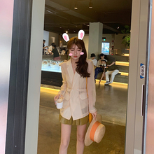 薄款 宽松防晒上衣 小西服韩版 欧根纱网红小西装 失忆少女 外套夏季
