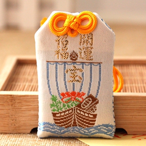 2024龙年全新日本制宝船天事邺守财运金運御守開運小挂件包包挂饰