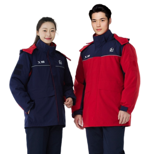 加油站防静电工作服冬装棉服中国石油石化棉衣加气站秋冬季厚棉袄