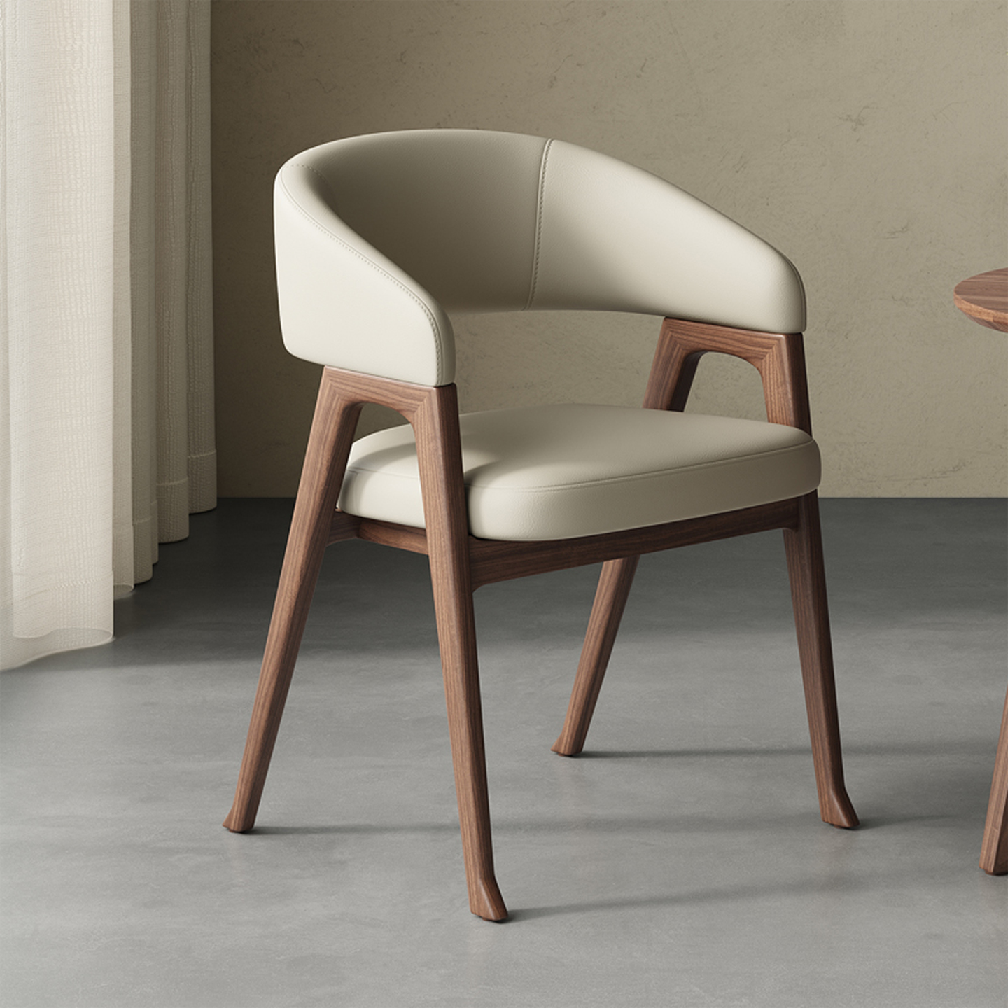 实木餐椅家用现代简约茶椅