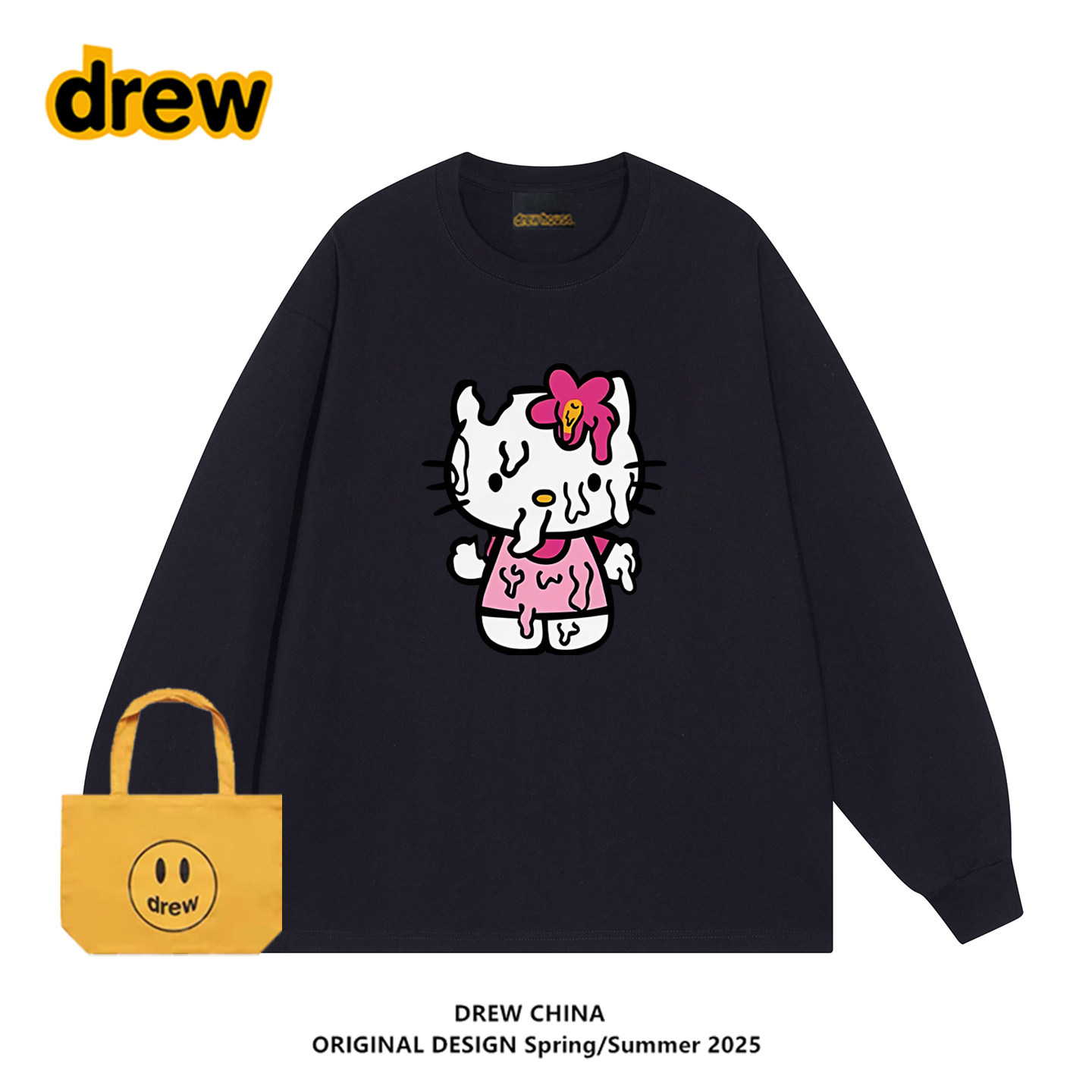 【阿爆同款】drew潮牌流汗T恤