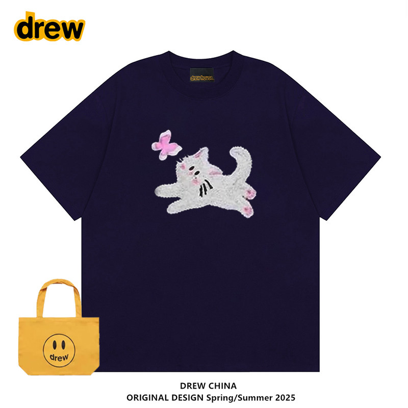 Drew短袖T恤情侣款夏季纯棉上衣