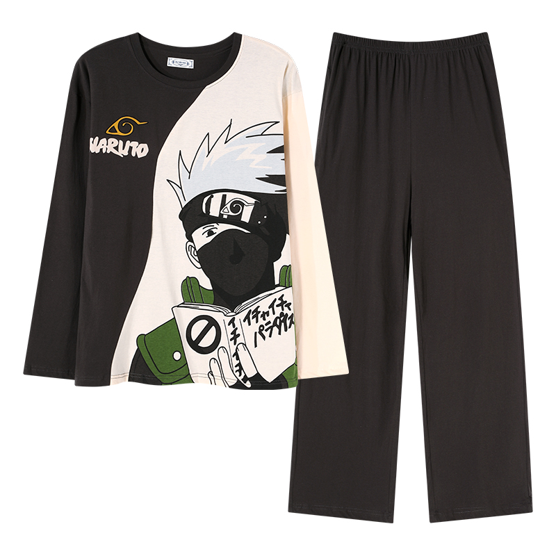 男士纯棉家居服套装卡通