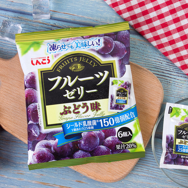Japan Imported True Light lactobacillus jelly 120g6 grape Yogurt flavor fruit juice jelly snacksin the Snacks/Nuts/Specialty , Sweets and snacks/Jelly/Pudding , Jelly/Pudding  category - from Buy2taobao.com to provide professional Taobao agent buy service
