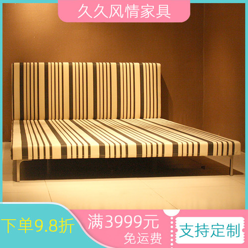外贸品质来图定制简约布艺床