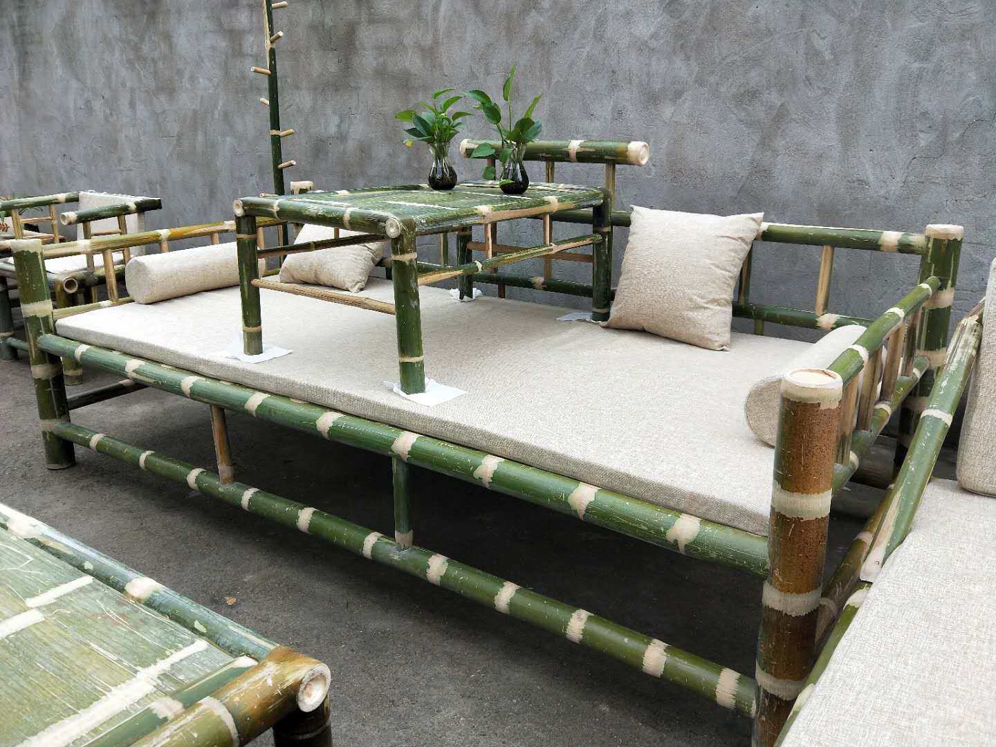 竹器新款复古怀旧桌子书架家具