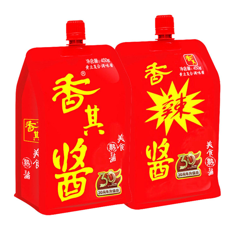 香其酱450克大袋商用拌饭酱图片