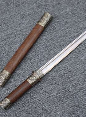 龙泉高锰钢唐横刀冷兵器一体手工锻打防身刀剑车载镇宅宝刀未开刃