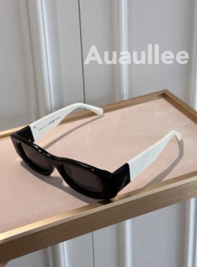 一眼爱上！复古时髦~26ss新款熊猫黑白拼色墨镜太阳眼镜包菜