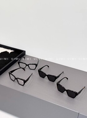 阳光下的艺术品！26FW 酷飒方形三角显脸小太阳镜男女款