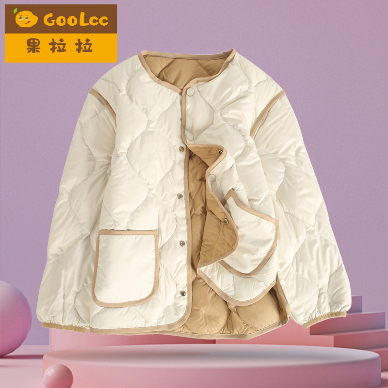 果拉拉秋冬轻薄男女同款羽绒服