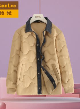 果拉拉秋冬季男女同款羽绒服儿童