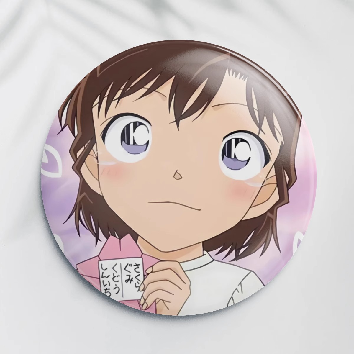 侦探柯南新一基德毛利兰动漫周边徽章吧唧谷子马口铁58mm哪吒