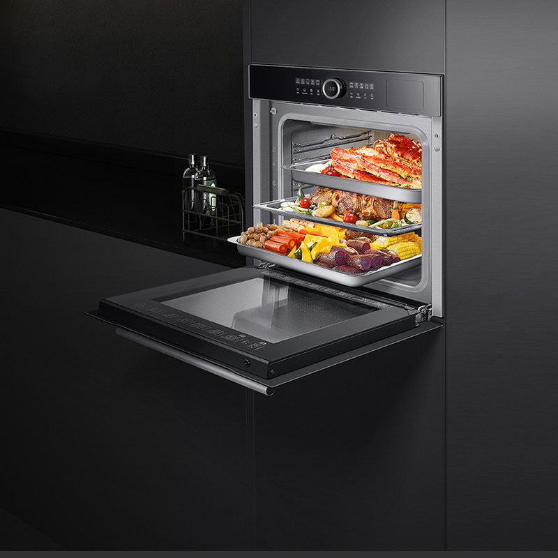 老板cq982a搪瓷内胆蒸烤一体机嵌入式蒸箱烤箱65l风炉官方旗舰店