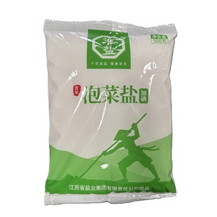 淮盐泡菜盐家用食用盐不加抗结剂加碘盐精制腌制大颗粒盐整箱批发