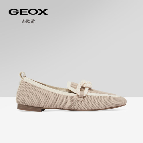 GEOX杰欧适春夏低跟平底单鞋一脚蹬懒人鞋休闲女鞋