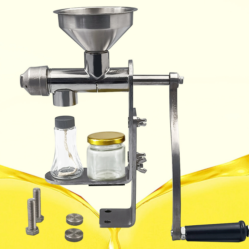 家用榨油机非全自动冷热榨油机