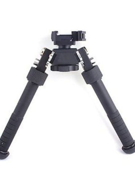可倾斜360度旋转V8脚架可收缩战术弹力两脚支架bipod