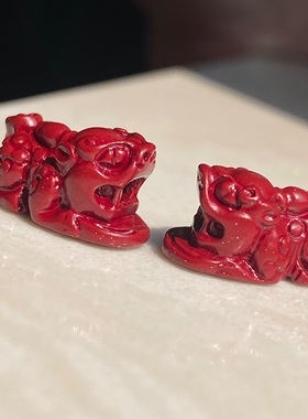 情侣民族风朱砂貔貅手链