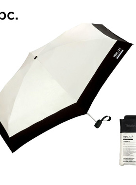 日本wpc伞防晒晴雨两用遮阳防紫外线超轻五折黑胶迷你男士口袋伞