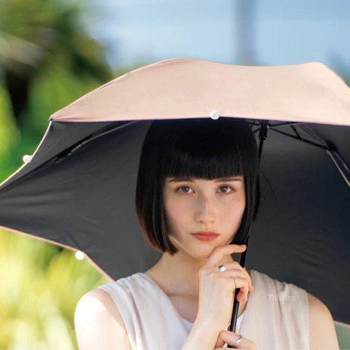 日本进口WPC超轻彩胶晴雨遮阳伞