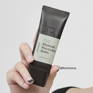 韩国直邮#手指粉霜FRUDIA养肤BB粉底遮瑕保湿敏感肌防晒SPF50++++