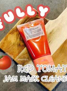 韩国直邮#红番茄去角质洁面FULLY毛孔深洁泥膜去角质死皮污垢黑头