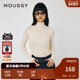 冬季 针织衫 新品 MOUSSY 简约基础款 多色高领修身 010HAS80 9341