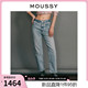 夏季 直筒毛边磨损牛仔裤 新品 010GAS11 5440 裤 王MOUSSY 爆款