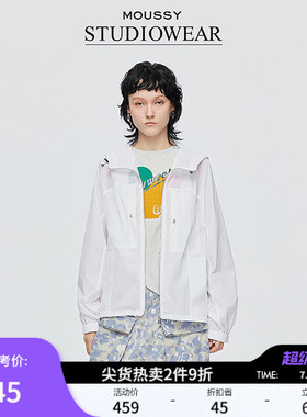 MOUSSY x STUDIOWEAR夏季新品户外风轻薄外套女028ISA30-3361