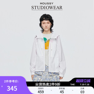 MOUSSY x STUDIOWEAR夏季新品户外风轻薄外套女028ISA30-3361
