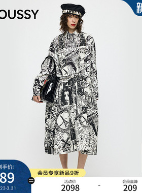 MOUSSY x Vaquera联名 2026春季新品画报风背带裙010JSF01-0091