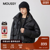 moussy秋季 1005 90鸭绒立领羽绒夹克外套女028IAC30 新品 短款